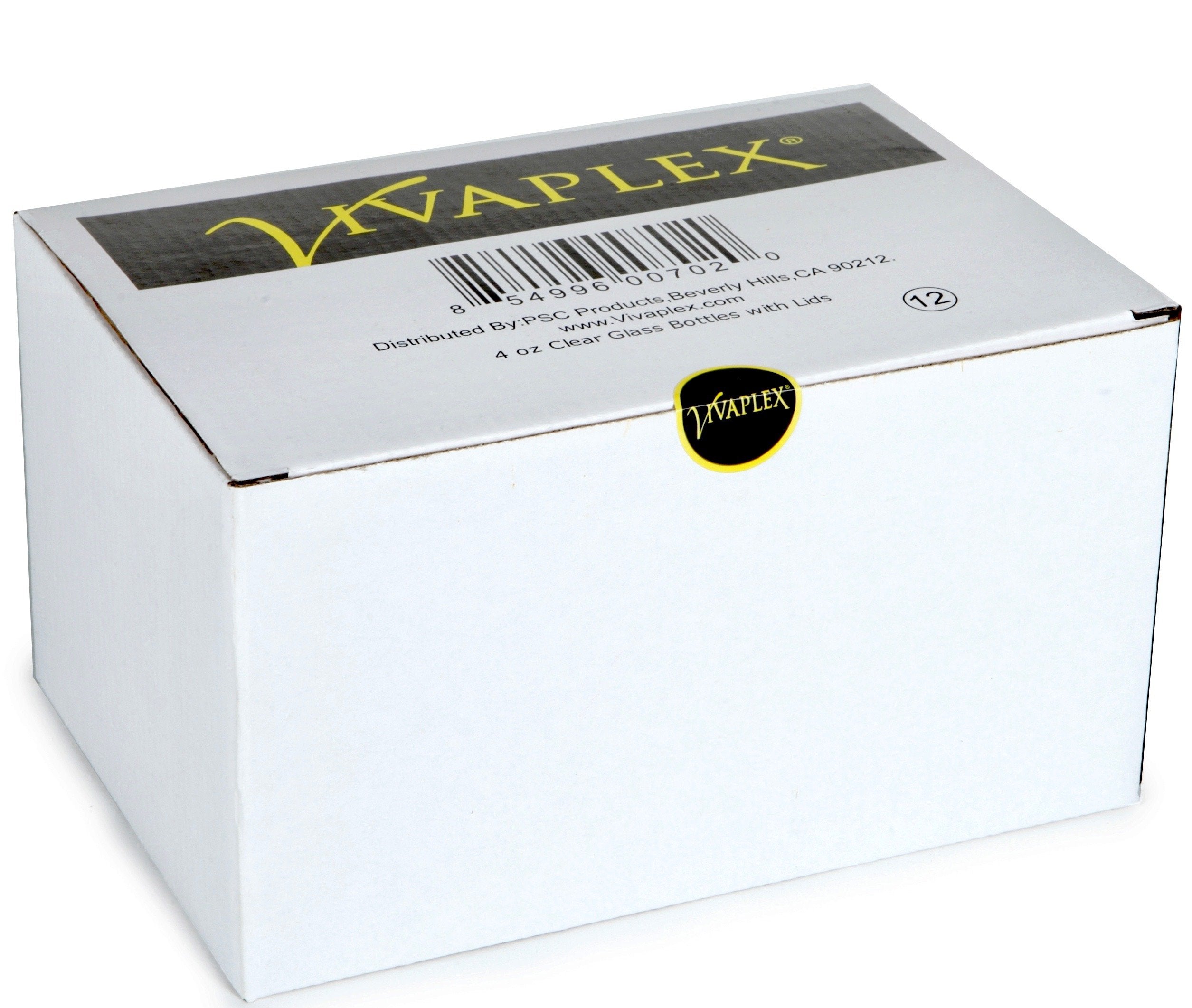 Vivaplex: cierre de tapa negra seguro para transporte.