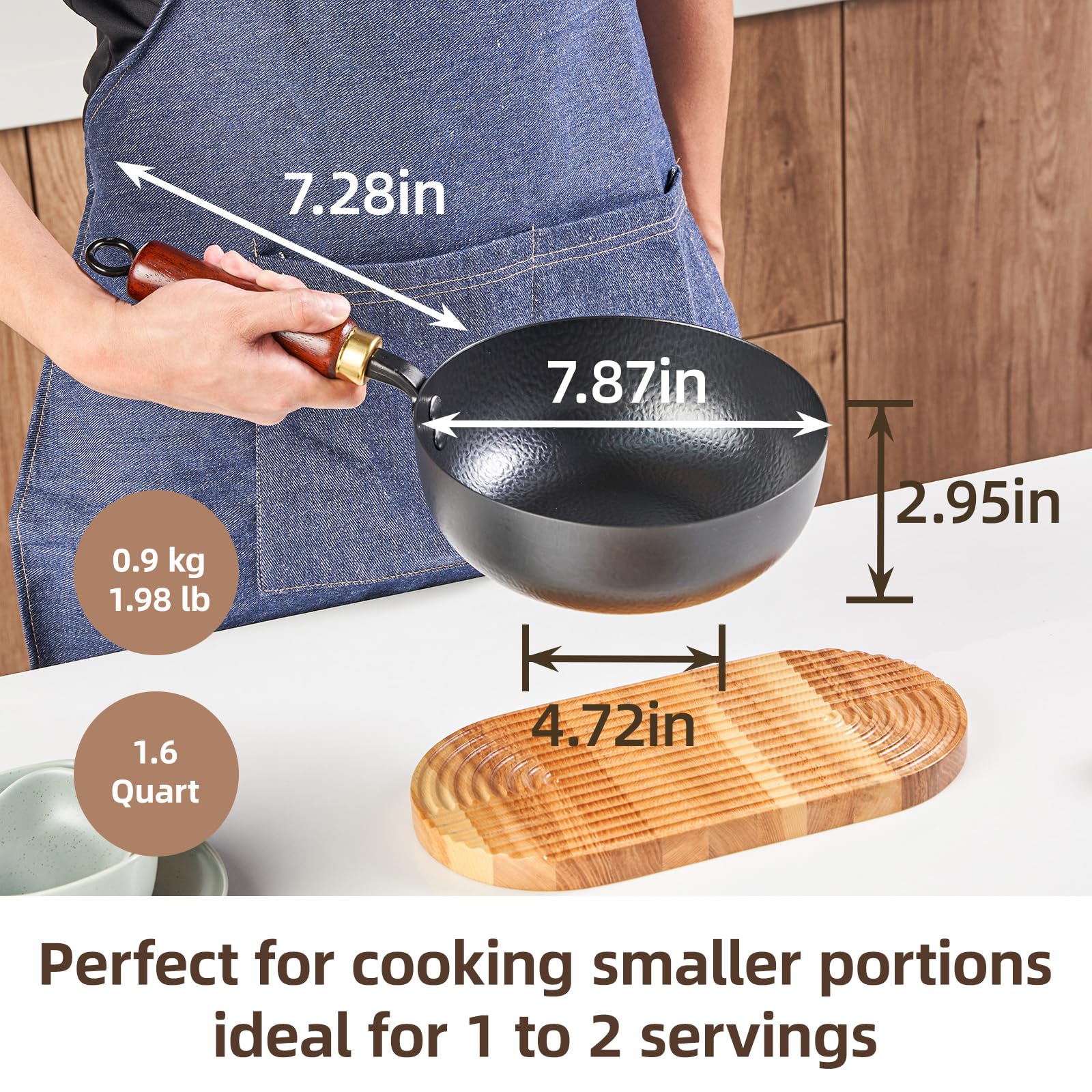 VIVIDCOOKWARE, base llana estable para cocción uniforme.