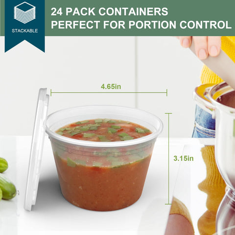 vivigu contenedores para delicatessen apilables con tapa única, ideal para ordenar la despensa