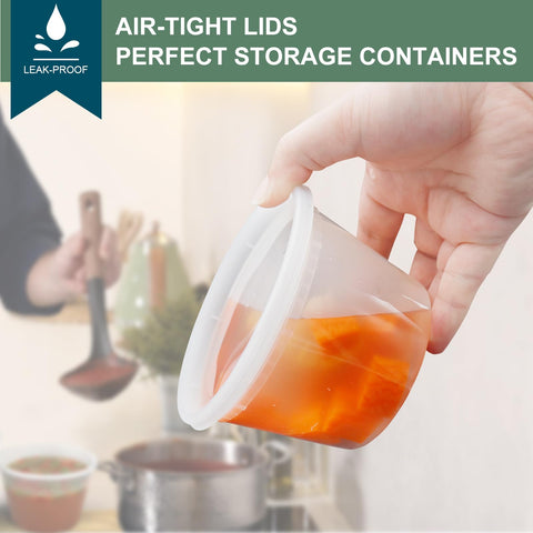 vivigu contenedores para delicatessen con tapa transparente para ver contenido sin abrir