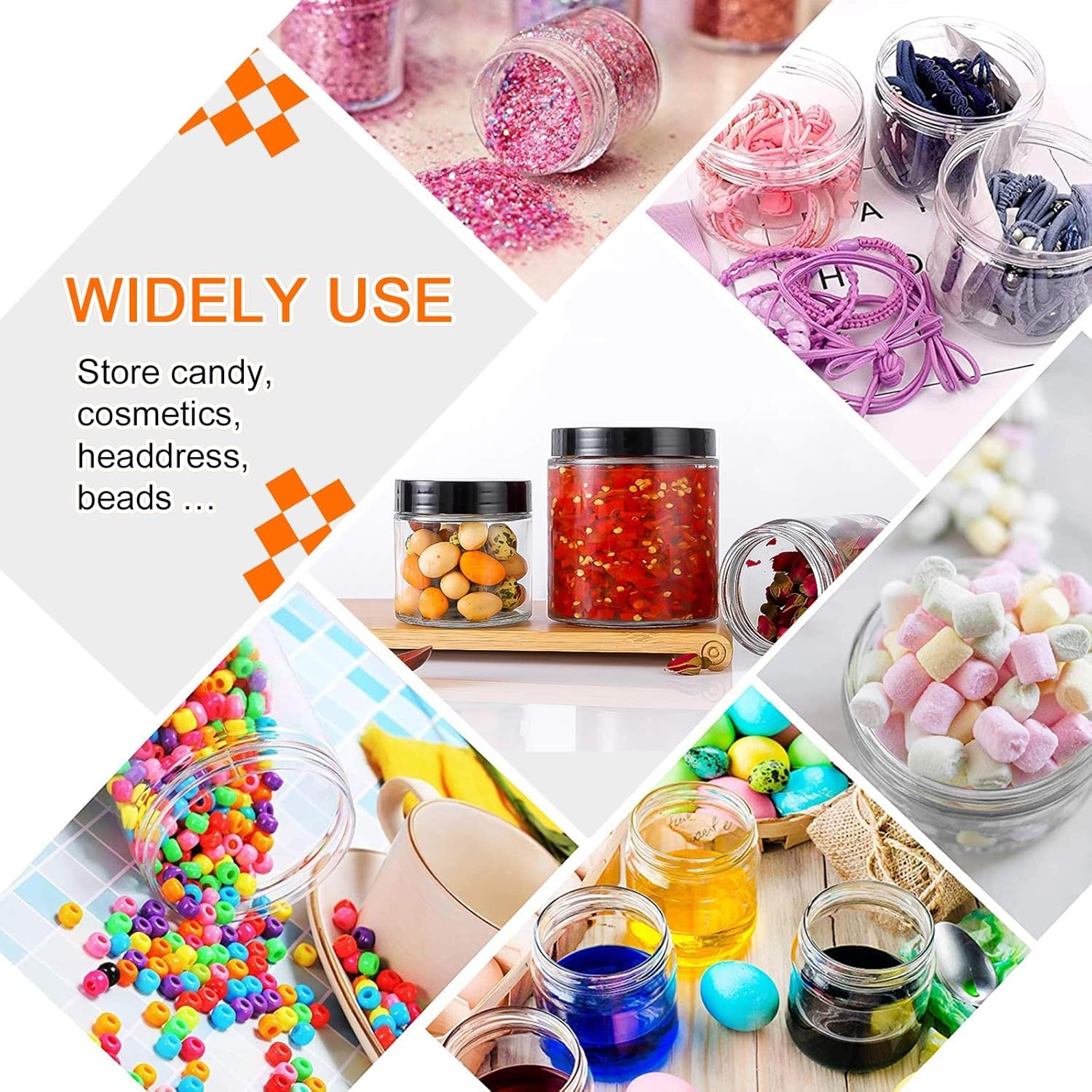 Vivimee conjunto de 24 envases ligeros para cocina, panadería o manualidades