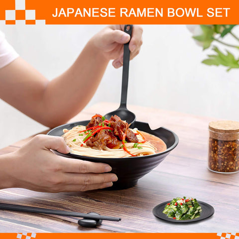 Vivimee cucharón para servir ramen, vertido cómodo y controlado.
