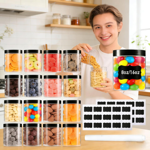 Vivimee uso doméstico para especias, galletas y frutos secos en despensa