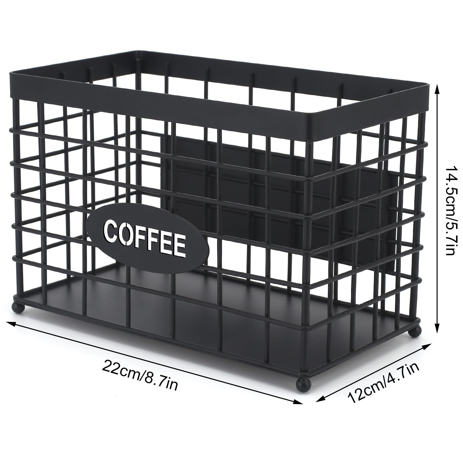 Vivise organizador de cápsulas de café de alta capacidad para ordenar tu estación.