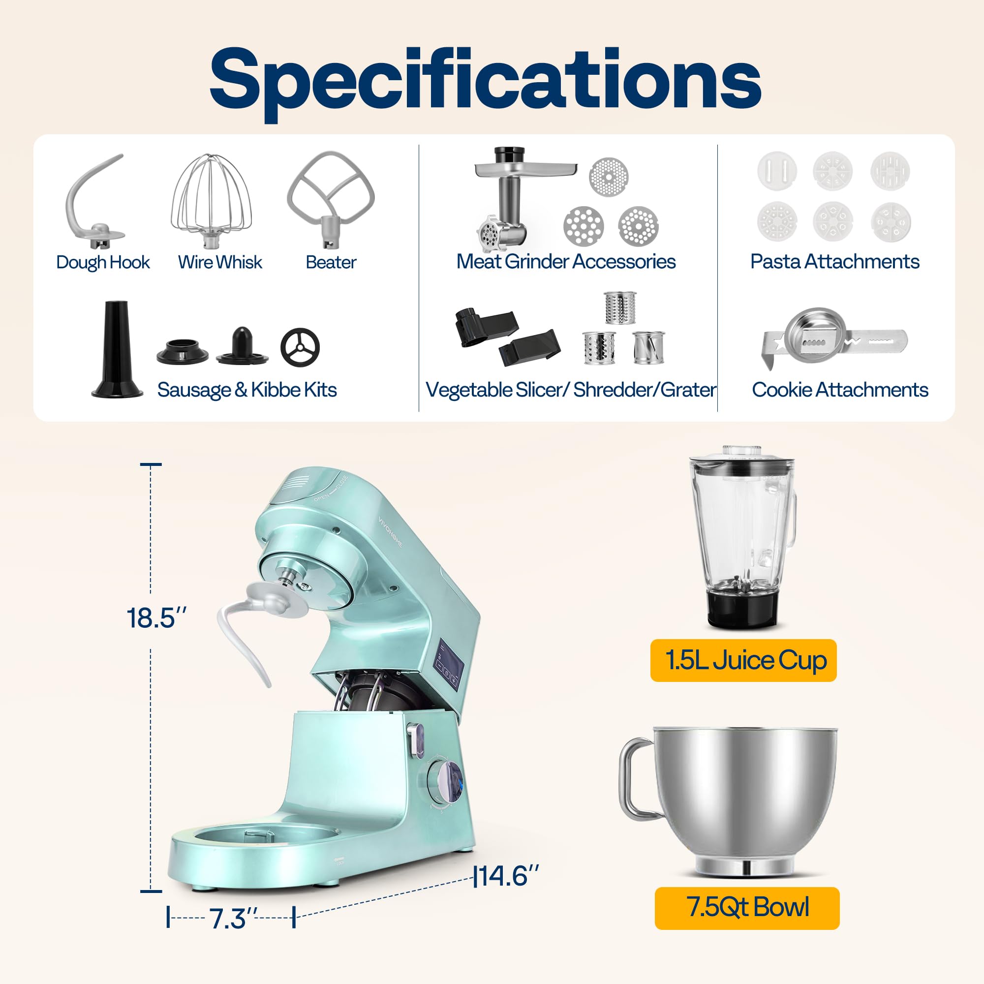 VIVOHOME 9en1 caja-regalo, opción ideal para regalo de cocina.