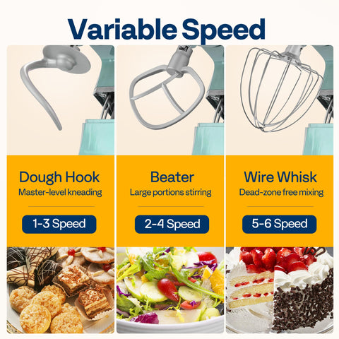 VIVOHOME 9en1 pantalla y velocidades, ajuste preciso para recetas.