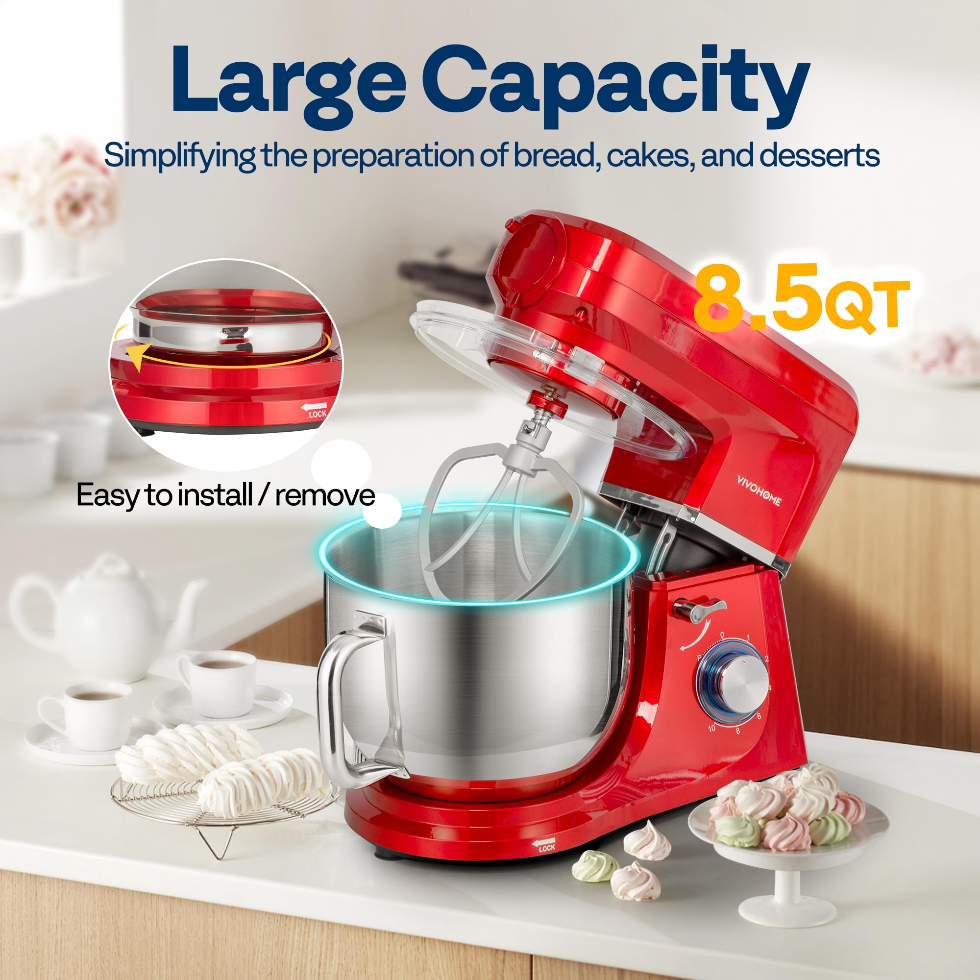 VIVOHOME Accesorios 7 en 1 para múltiples tareas de cocina