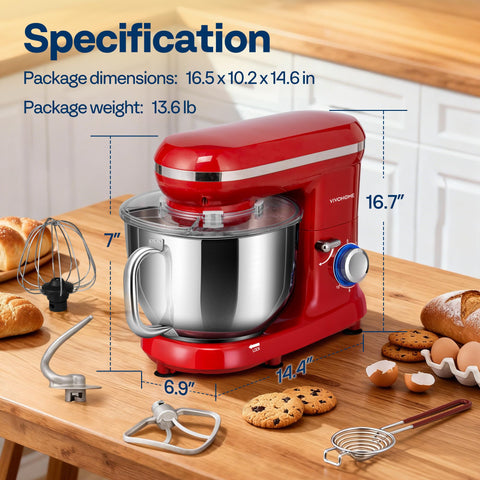 VIVOHOME batidora de pie separador de yemas para repostería