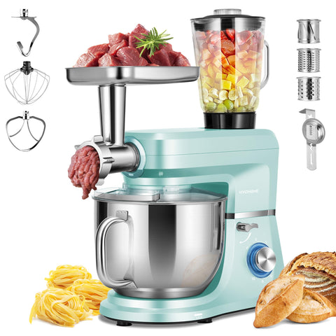 Batidora de pie VIVOHOME 6 en 1 con motor 660W para amasado rápido