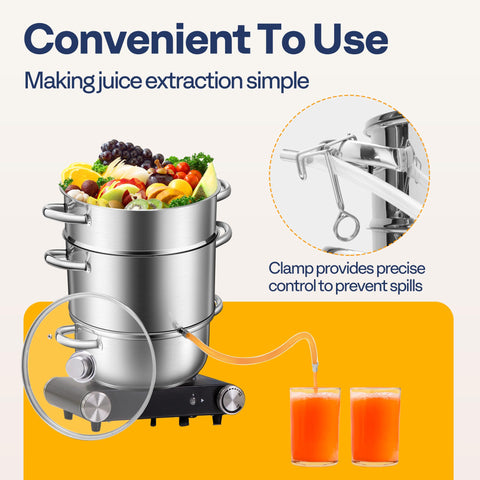 VIVOHOME: manguera y abrazadera para extraer jugo con control