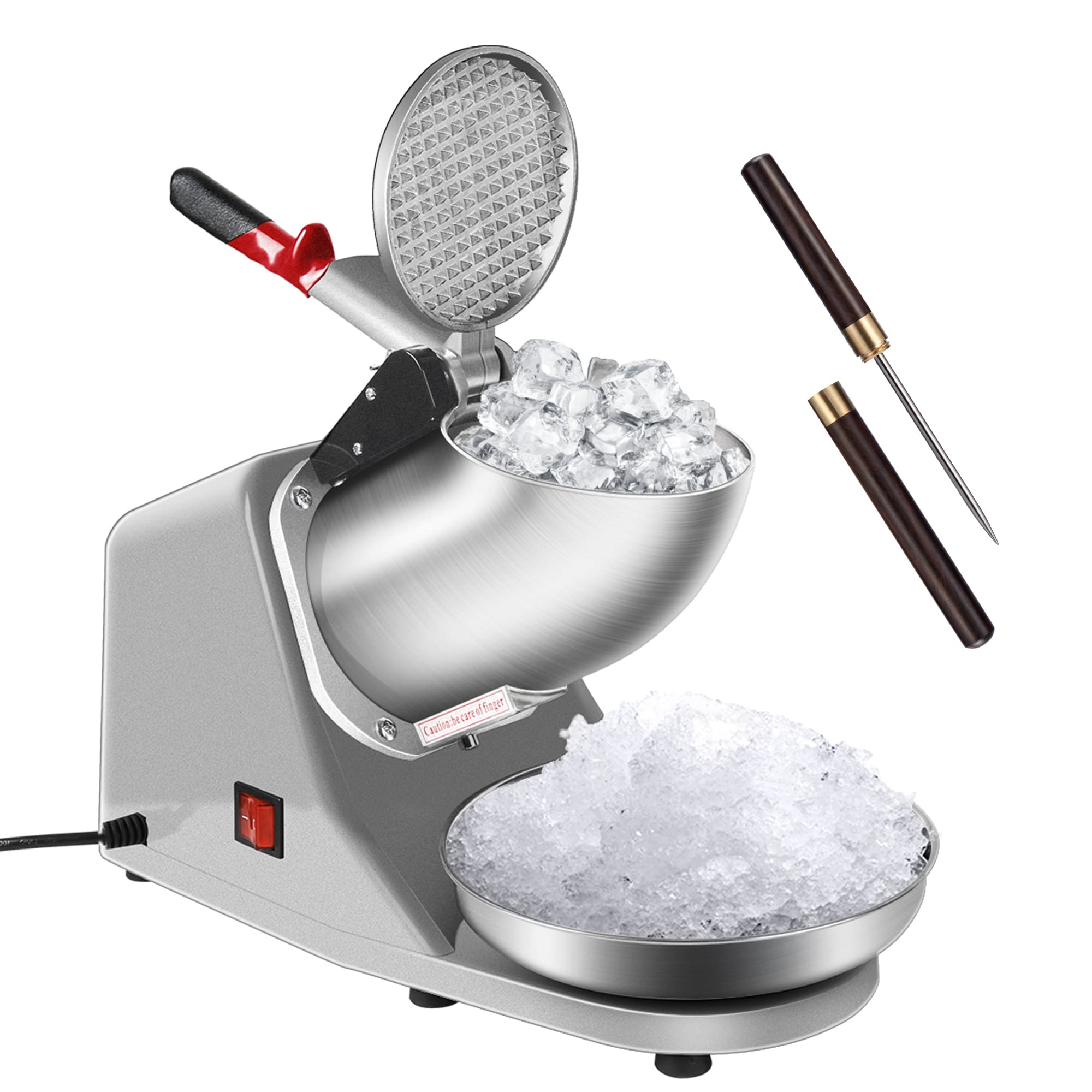 VIVOHOME máquina picar hielo frontal para uso doméstico y comercial
