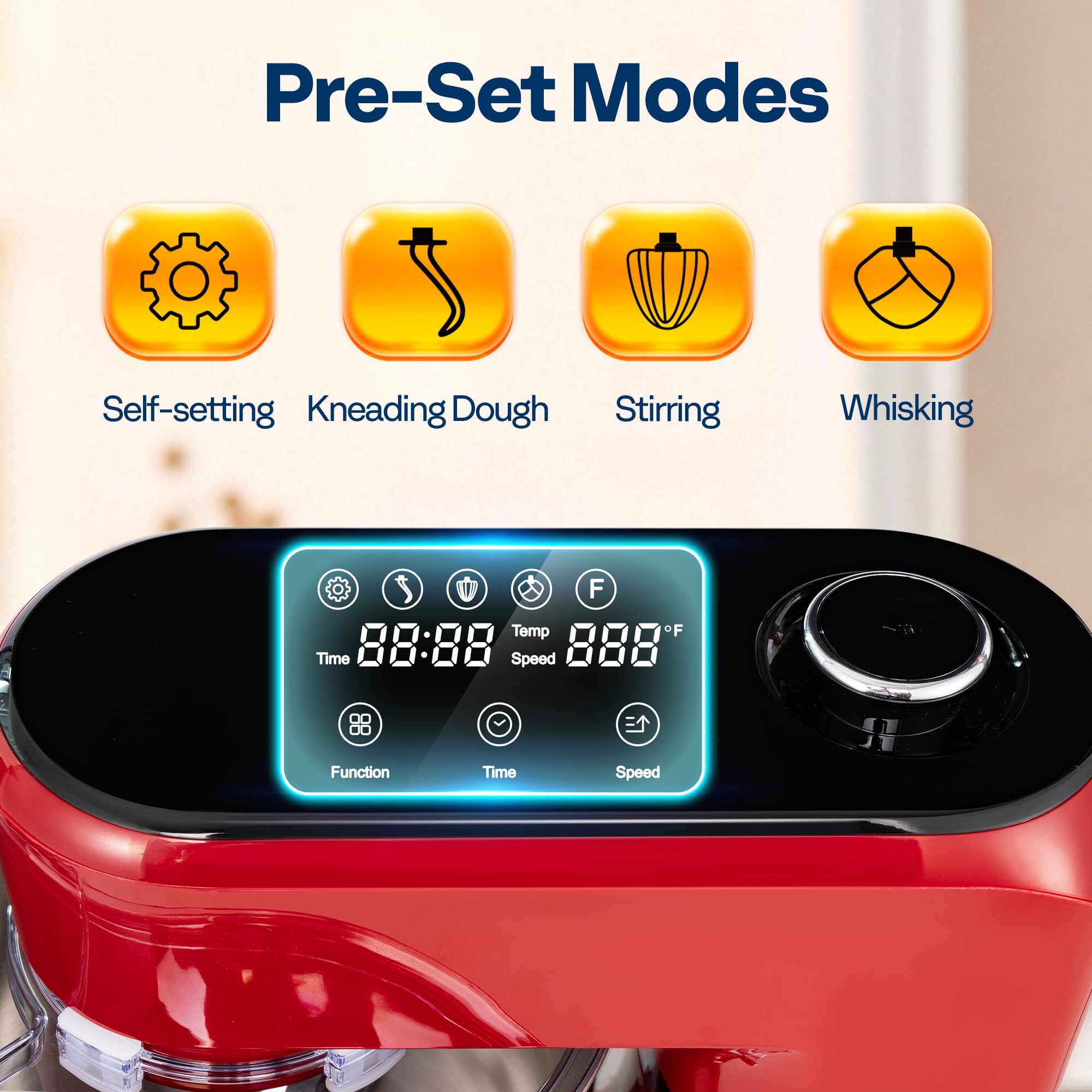 Motor de 660W de VIVOHOME ofrece potencia silenciosa para batidos.