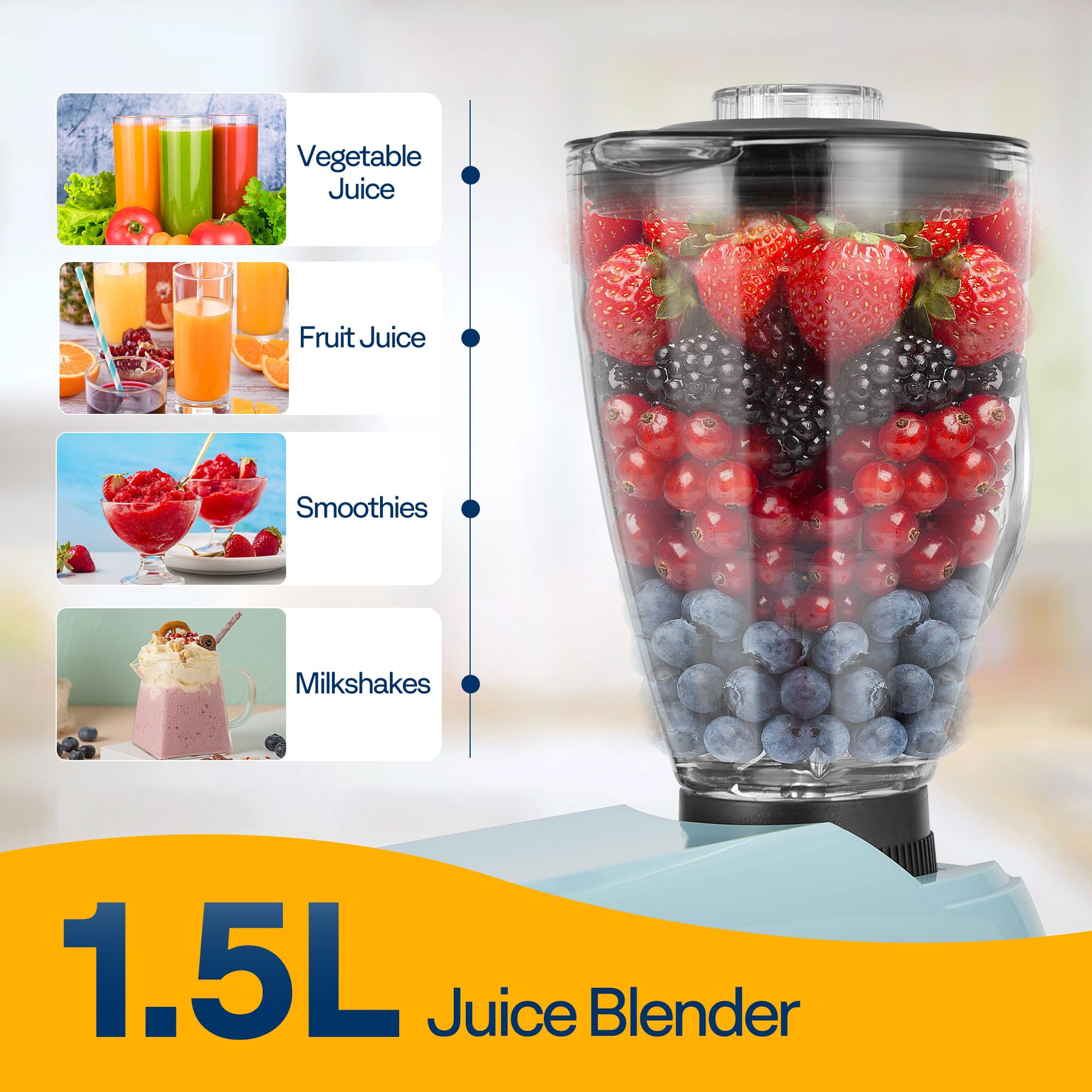VIVOHOME tazón de acero inoxidable 6qt para grandes lotes.