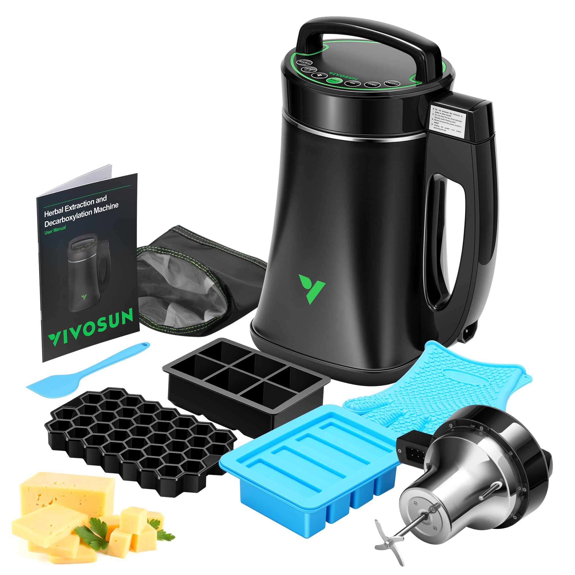 VIVOSUN máquina descarboxilacion e infusion con control preciso para hierbas
