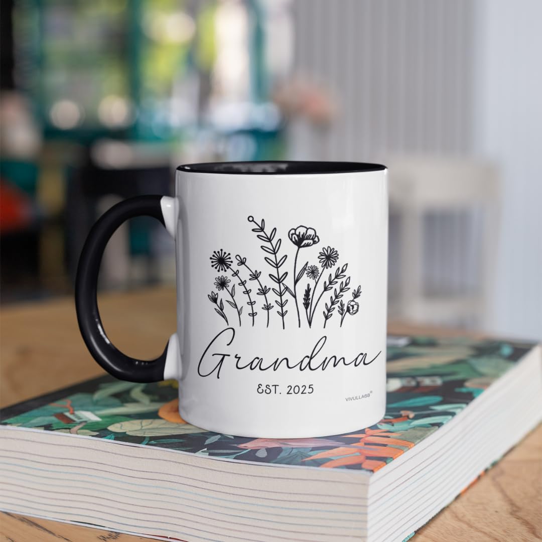 Taza para nuevos abuelos Vivulla68, regalo emotivo y útil