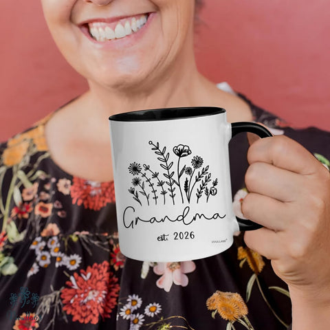 Regalo Vivulla68 de memoria familiar para la futura abuela.