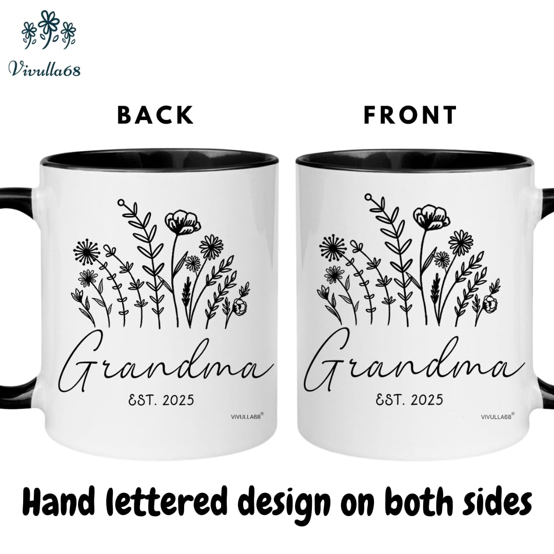 Taza Vivulla68 para abuelos, vista derecha, regalo perfecto para sorpresa de nietos