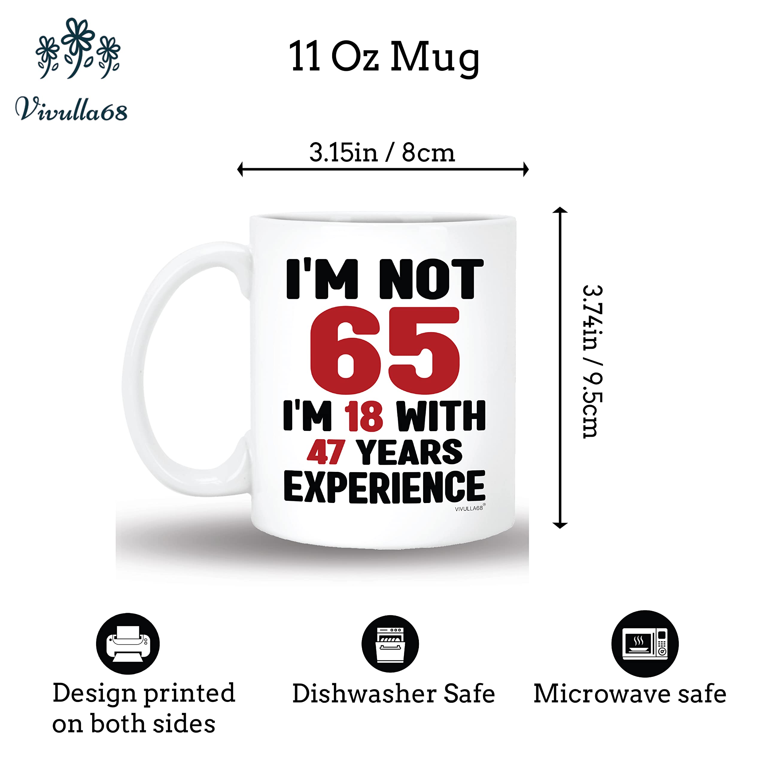 Taza Vivulla68 café cerámica blanca: acabado suave y duradero