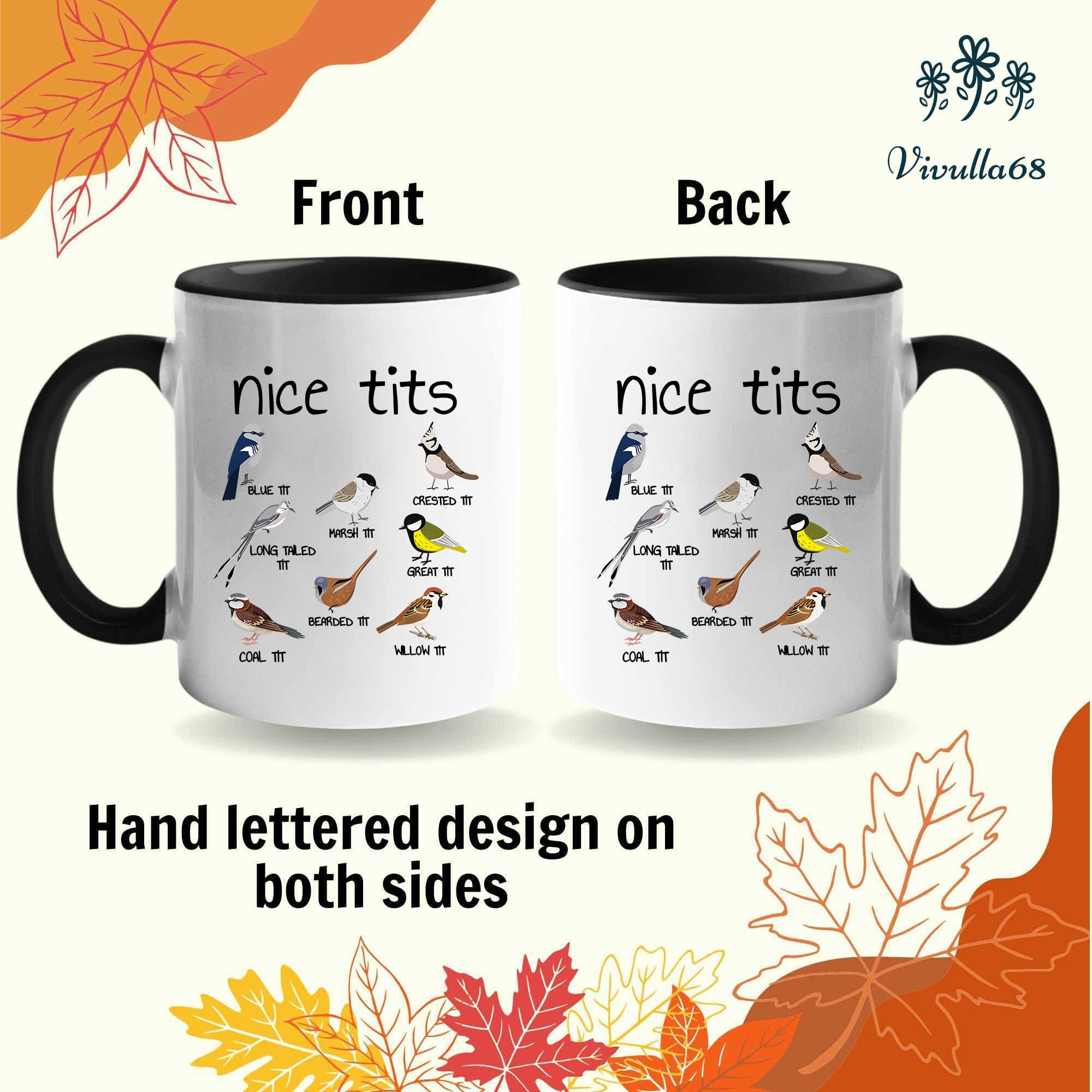 Taza con detalle de aves, ideal para empezar el día