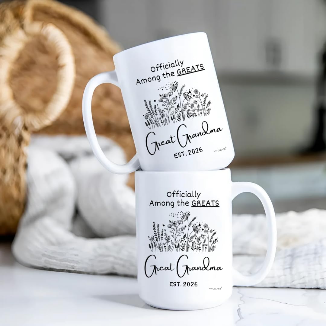 Vivulla68 Taza gran abuela apta para microondas y lavavajillas, cómoda.