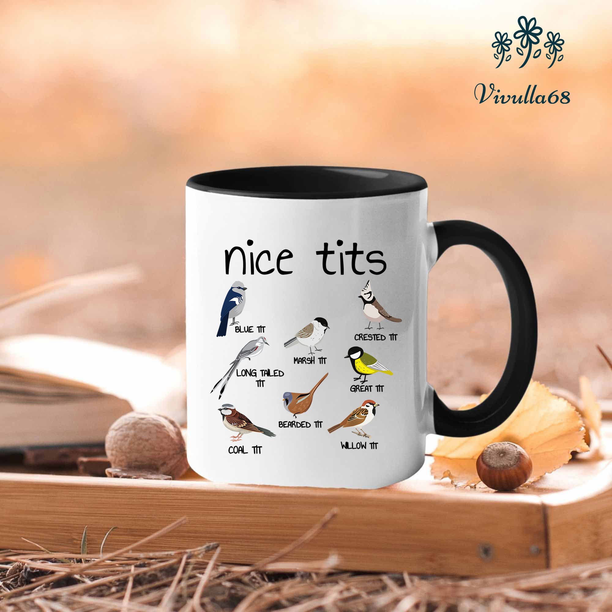 Taza Nice Tits 11 oz, diseño llamativo para coleccionistas