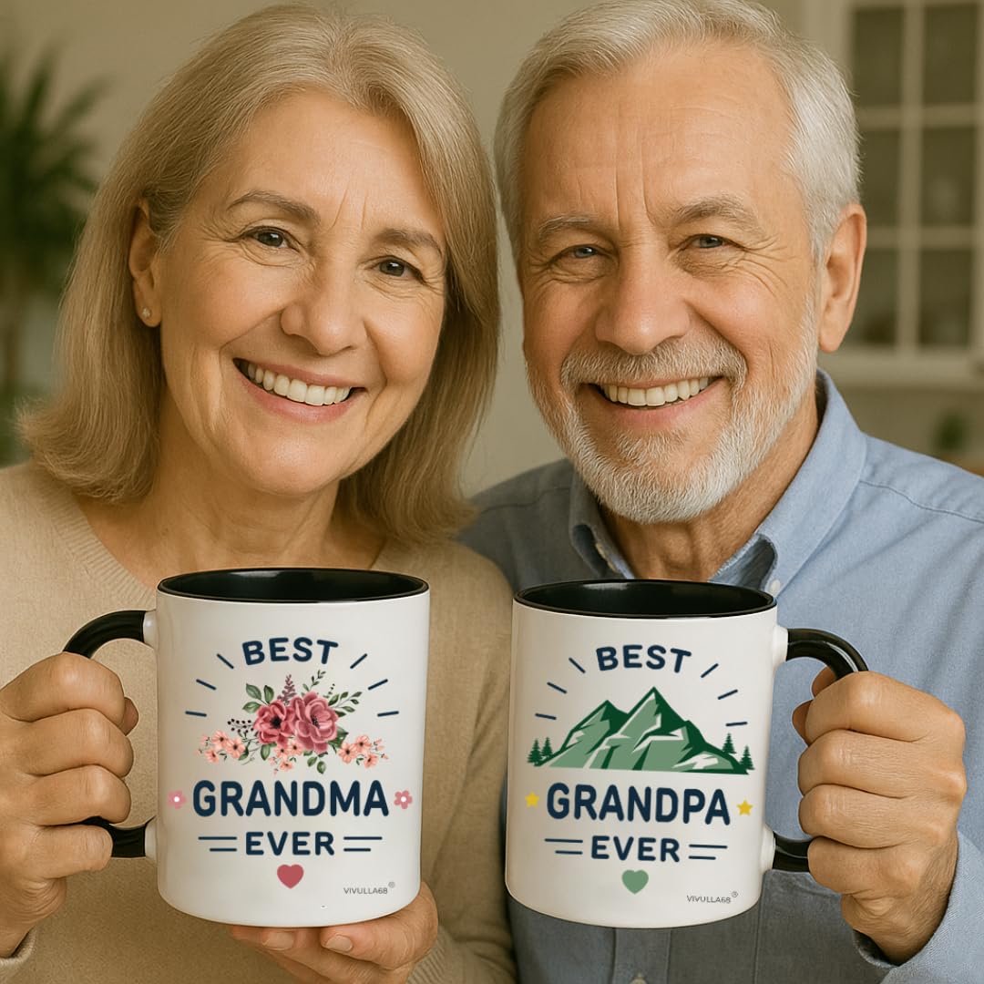 Conjunto Vivulla68 para abuelos, diseño elegante para disfrutar el café diario.