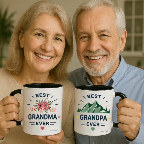 Conjunto Vivulla68 para abuelos, diseño elegante para disfrutar el café diario.