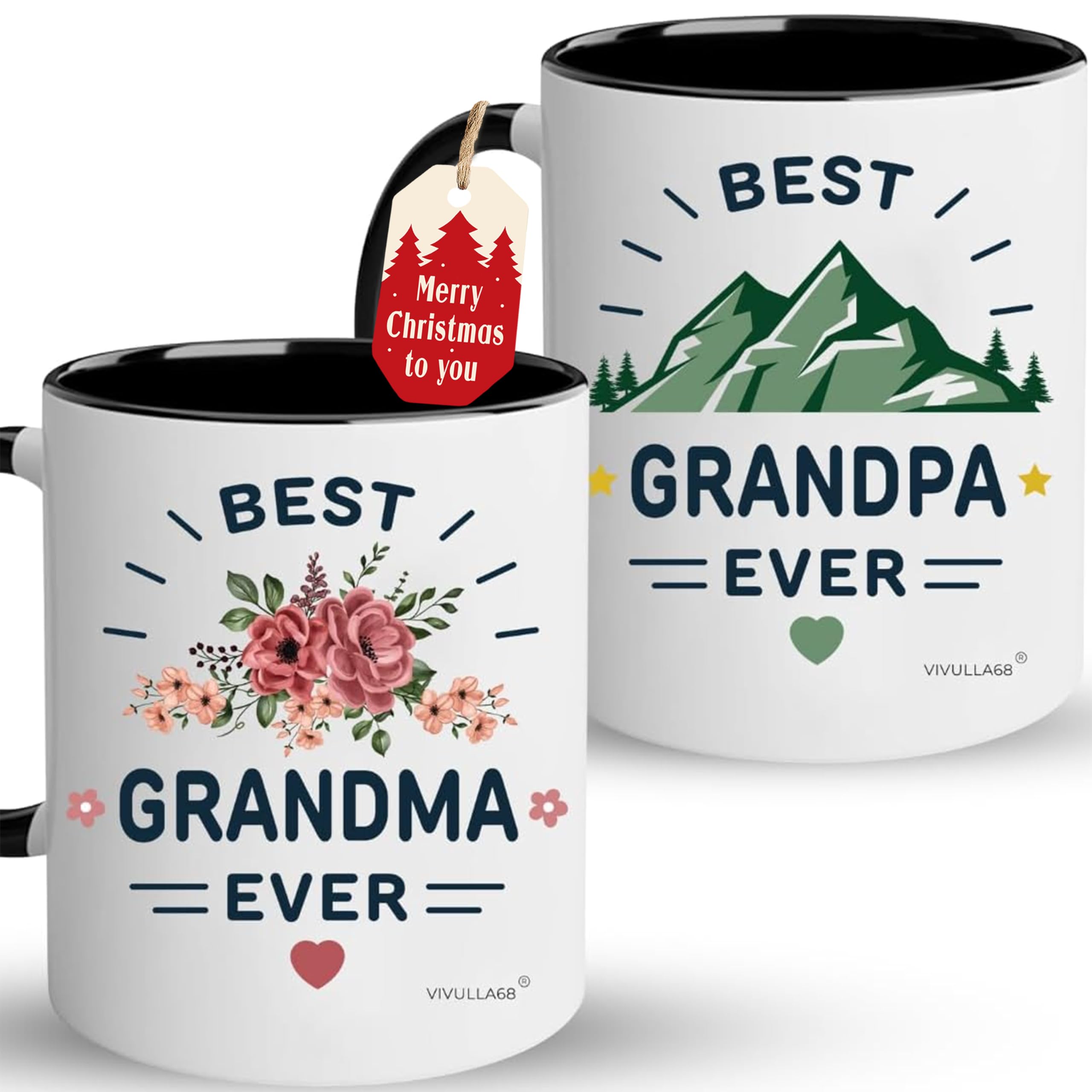 Tazas Vivulla68 para abuelos, ideales para comenzar el día con café cálido.