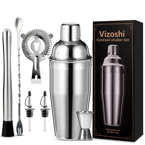 Vizoshi set de coctel profesional todo en uno para casa, ideal para principiantes.