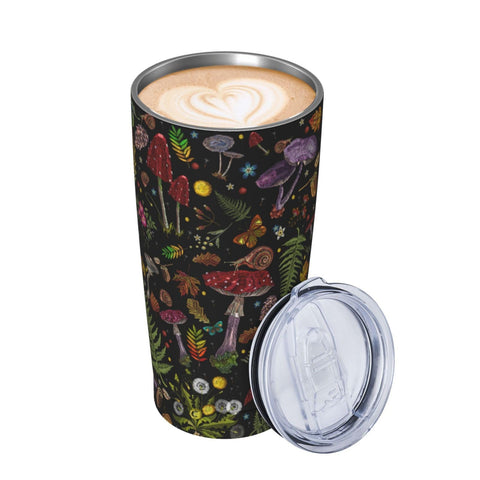 VJFDVNID vaso térmico hongo 20 onzas, perfecto para café caliente