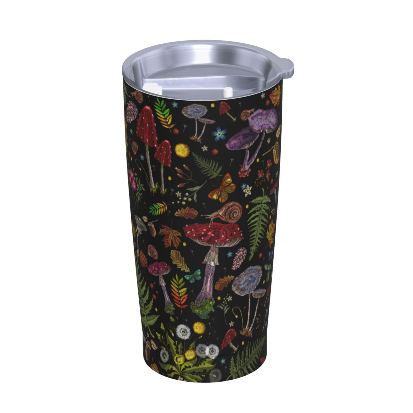 VJFDVNID vaso térmico hongo, acero inoxidable 304 seguro para bebidas