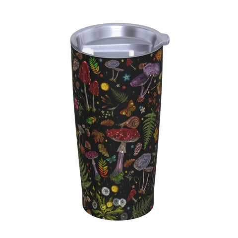 VJFDVNID vaso térmico hongo, acero inoxidable 304 seguro para bebidas