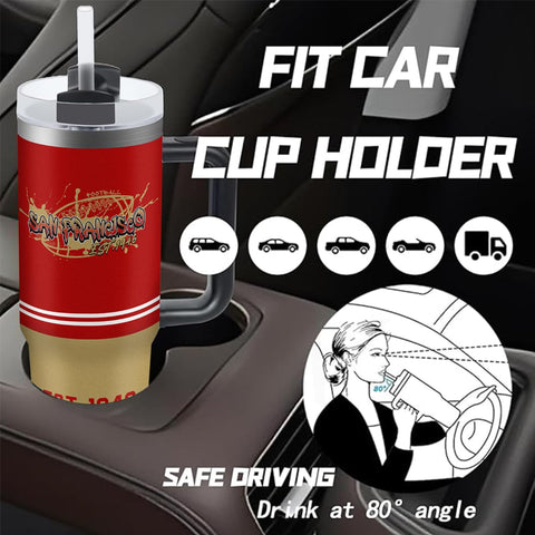 vkawesr San 30 oz tumbler base compatible con portavasos para coche
