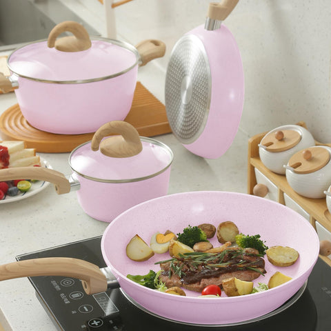 Vkoocy olla 5 cuartos con tapa para guisos y caldos