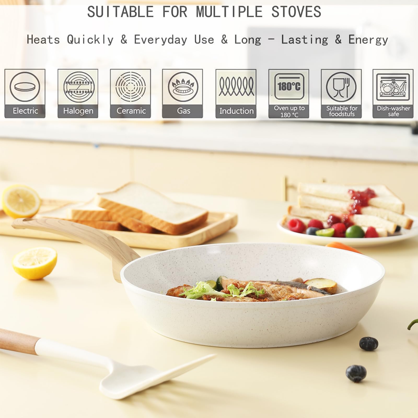 Olla Vkoocy 5 cuartos con tapa para potajes grandes
