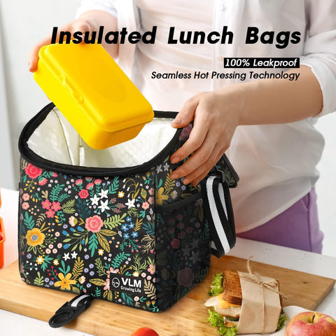 Bolsa de almuerzo VLM para oficina, mantiene comida fresca.
