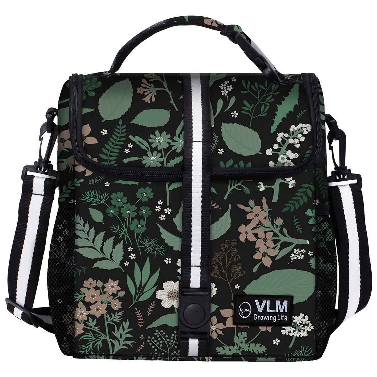 Bolsa de almuerzo VLM, exterior resistente para llevar comidas al trabajo o al aire libre.