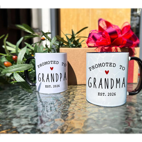 VLUG taza anuncio embarazo, perfecta para compartir la noticia con café.