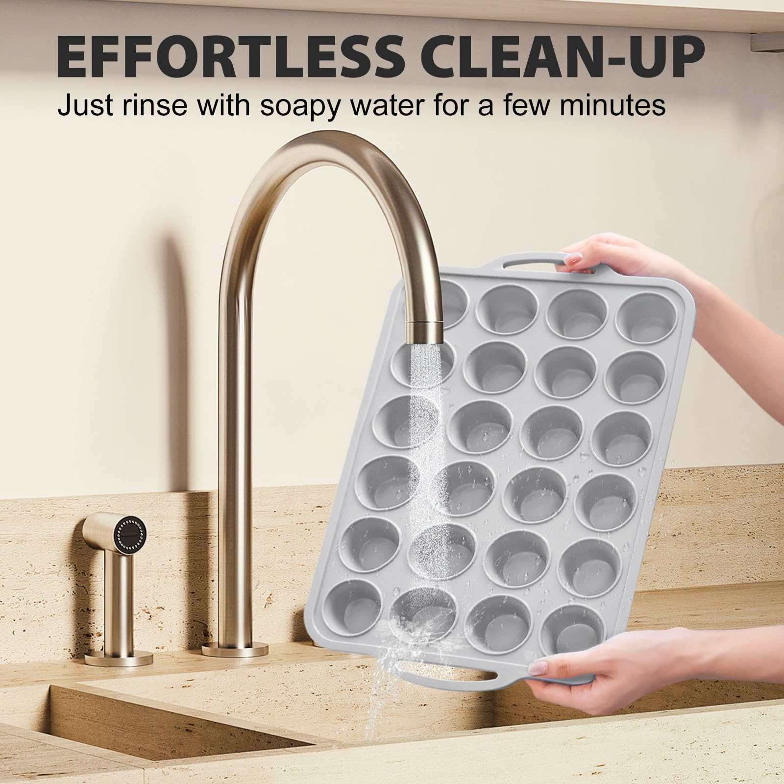 Vnray ideal para desayunos y porciones, hornea con facilidad.