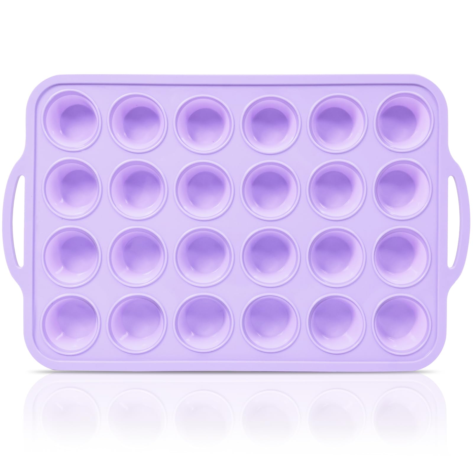 Vnray mini molde de silicona con bastidor metálico para hornear estable y seguro.