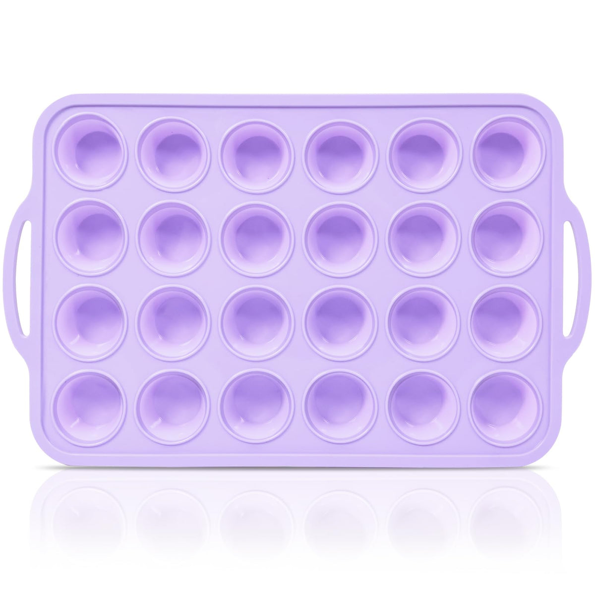 Vnray mini molde de silicona con bastidor metálico para hornear estable y seguro.