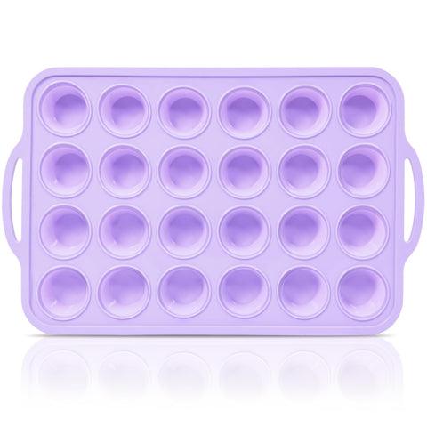 Vnray mini molde de silicona con bastidor metálico para hornear estable y seguro.
