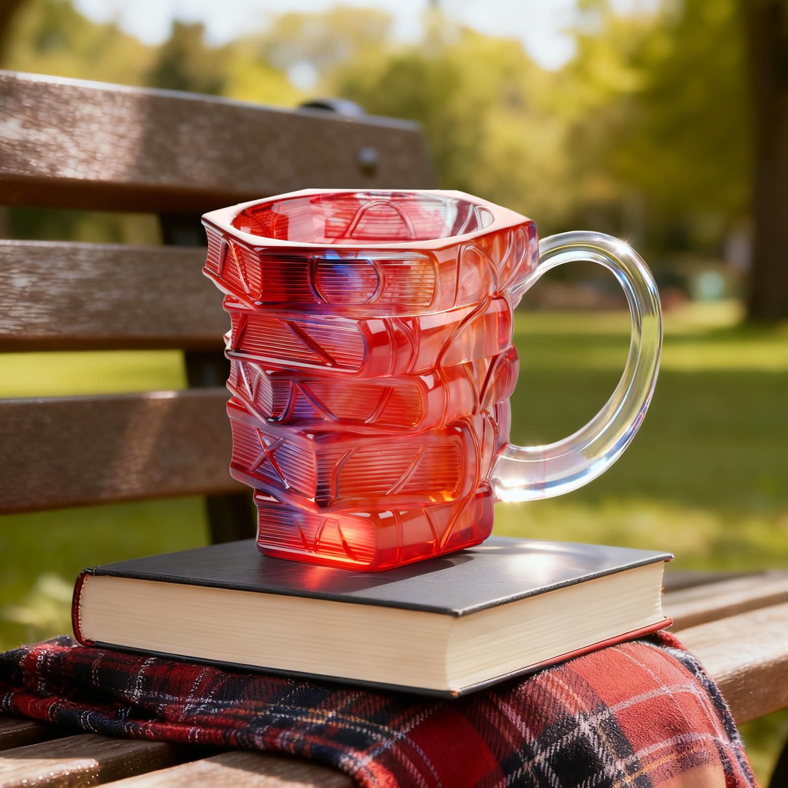 VNROSE taza-resina-durable, diseño anti-caída para uso diario