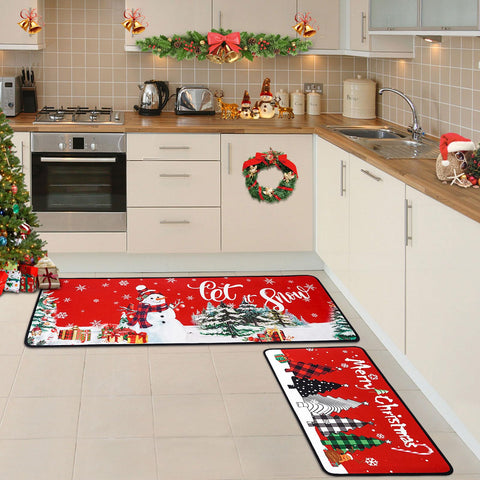 Voanos alfombra cocina Navidad confort-pie, soporte suave para largos momentos frente a la estufa.