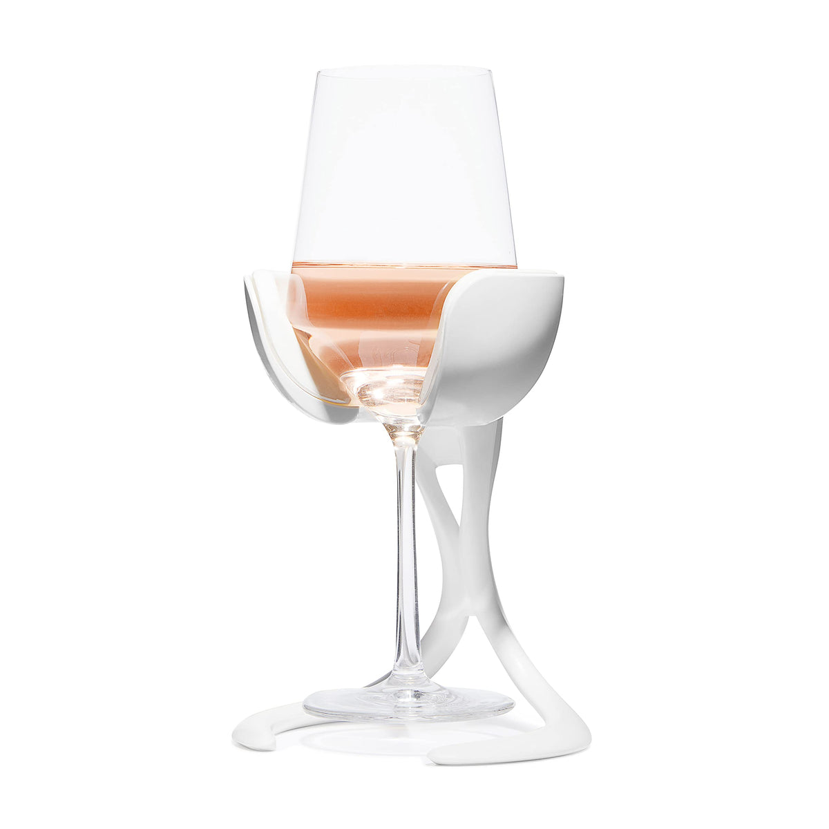 VoChill enfriador de copa con tallo mantiene el vino frío sin sabores metálicos.