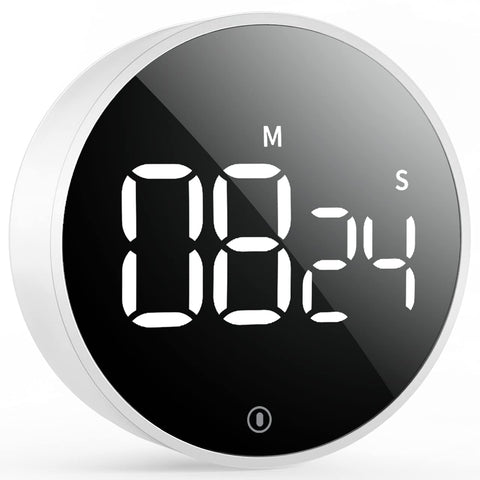 VOCOO temporizador digital de cocina, frente, fácil de usar para cocción precisa.