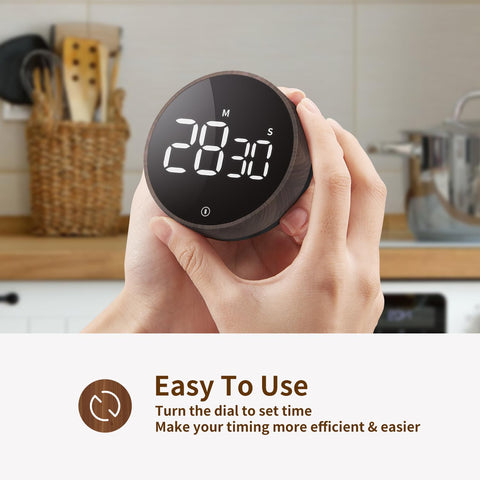 VOCOO temporizador imantado para superficies metálicas, uso estable en cocina
