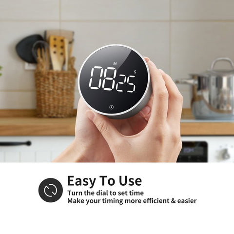 VOCOO temporizador digital, pantalla grande, facilita ver el tiempo mientras cocinas