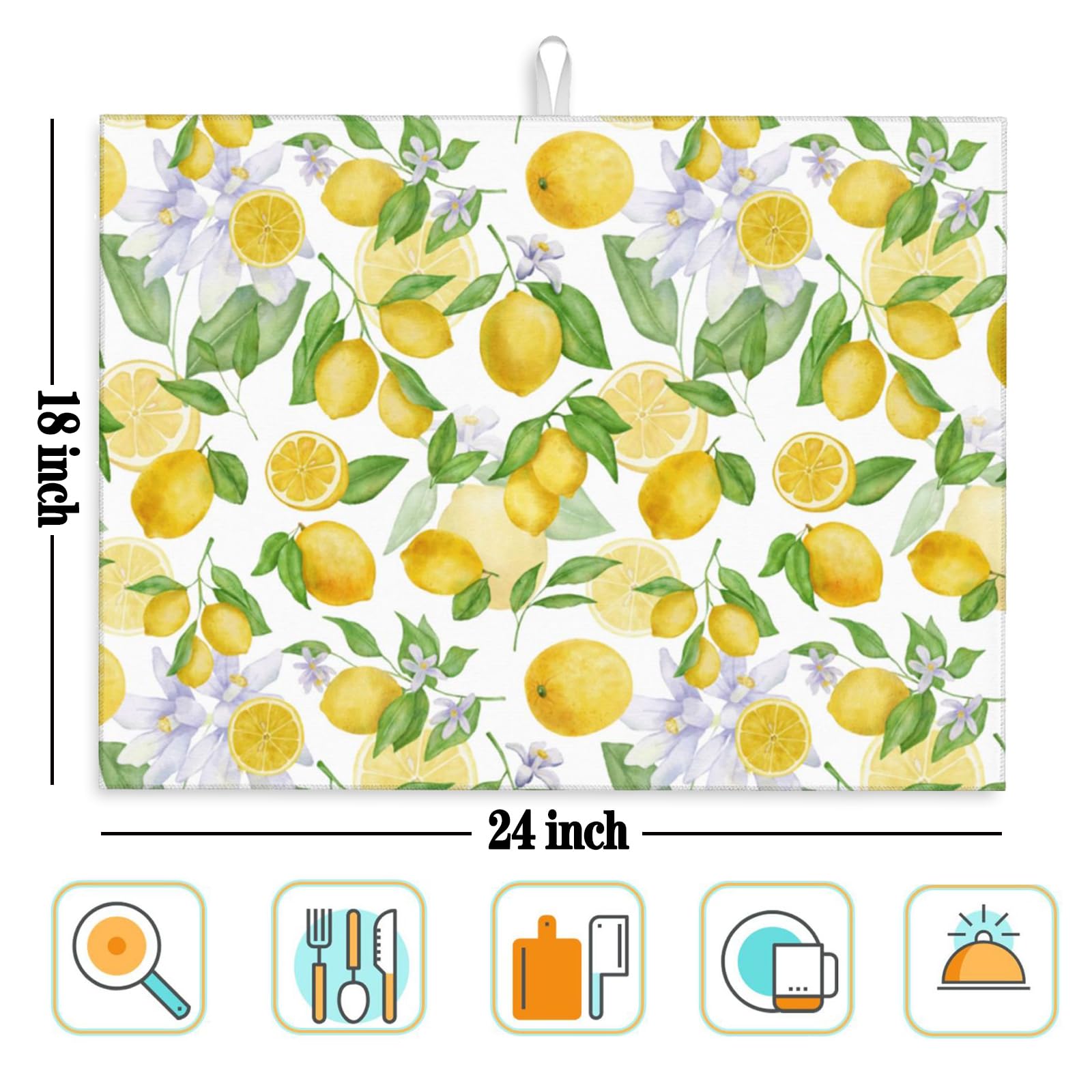 Vodbne tapete para derrames de fruta, ideal para secar frutas tras lavado