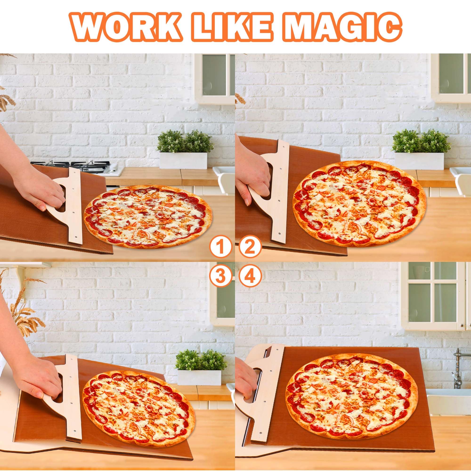 Vodolo pala-pizza-resistente-a-altas-temperaturas conserva su forma tras usos repetidos